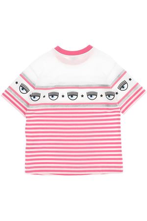 T-shirt rigata in cotone CHIARA FERRAGNI | 59961390429942